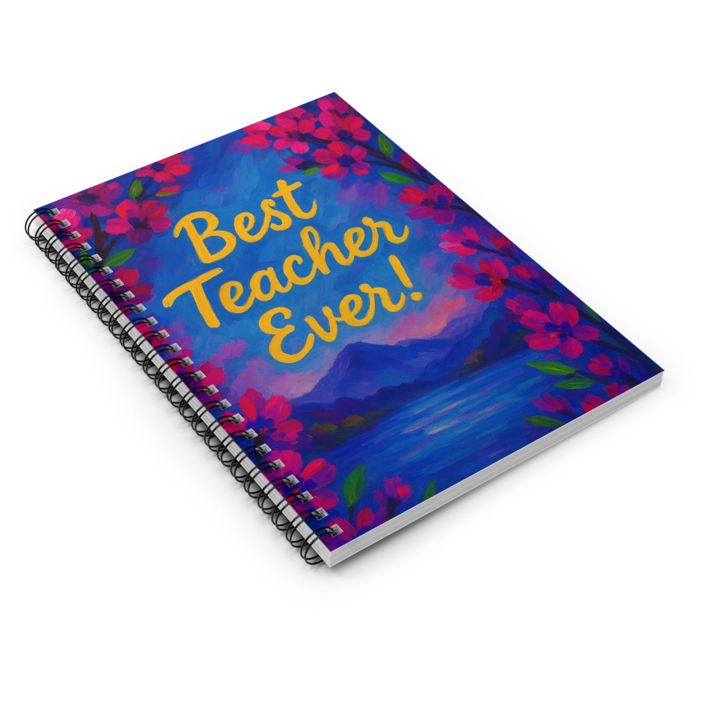 Best Teacher Ever! Spiral Notebook, Teacher Appreciation Gift, Journal for Note-Taking, Graduation Gift, Personalized Stationery, [...]