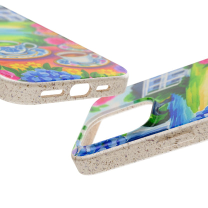 Eco-Friendly iPhone Case with Floral Tea Party Design, Biodegradable Phone Cover, Sustainable Gift, Nature Lover Phone Shell, [...]