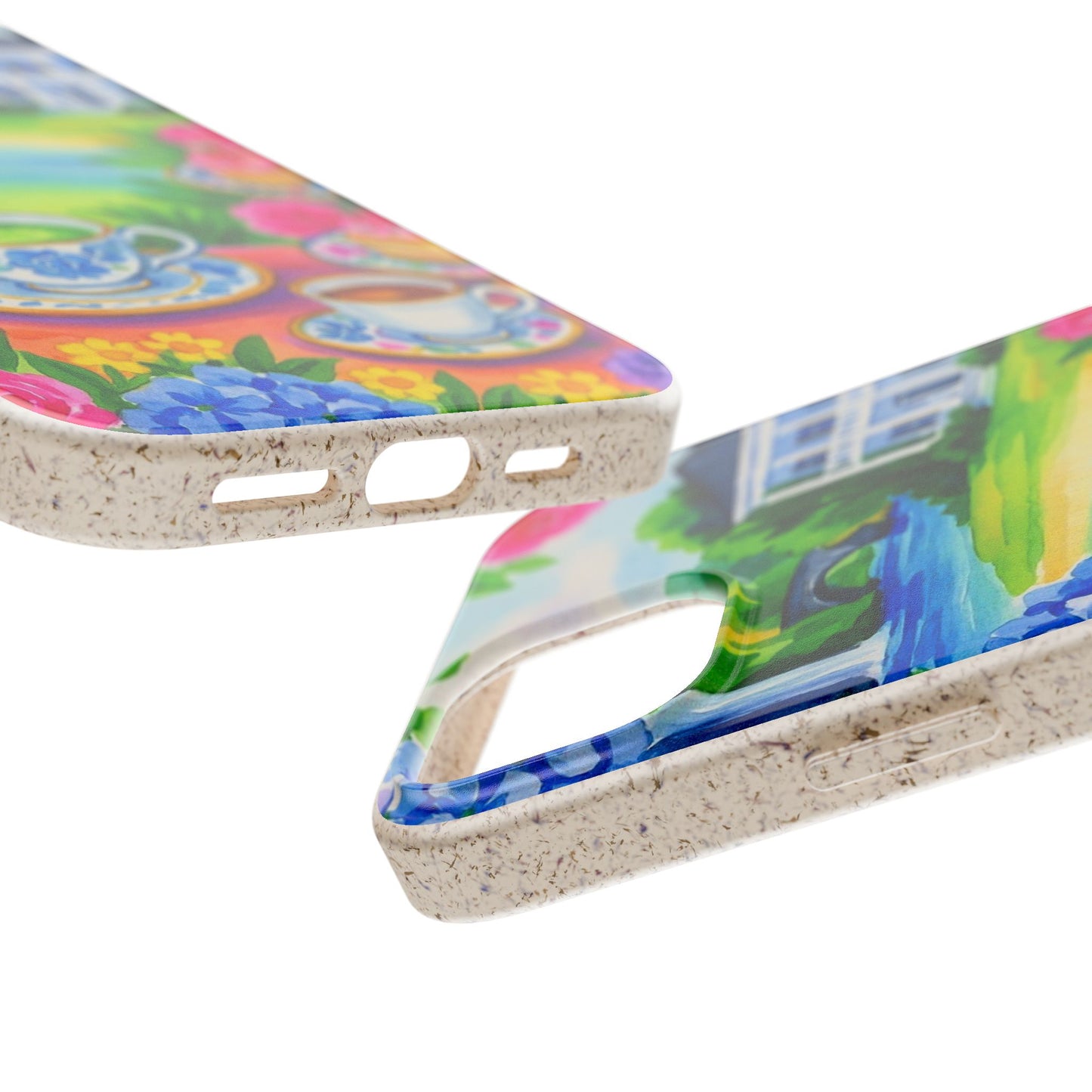 Eco-Friendly iPhone Case with Floral Tea Party Design, Biodegradable Phone Cover, Sustainable Gift, Nature Lover Phone Shell, [...]