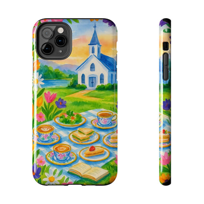 Tough Phone Cases - Church Girl Sketch