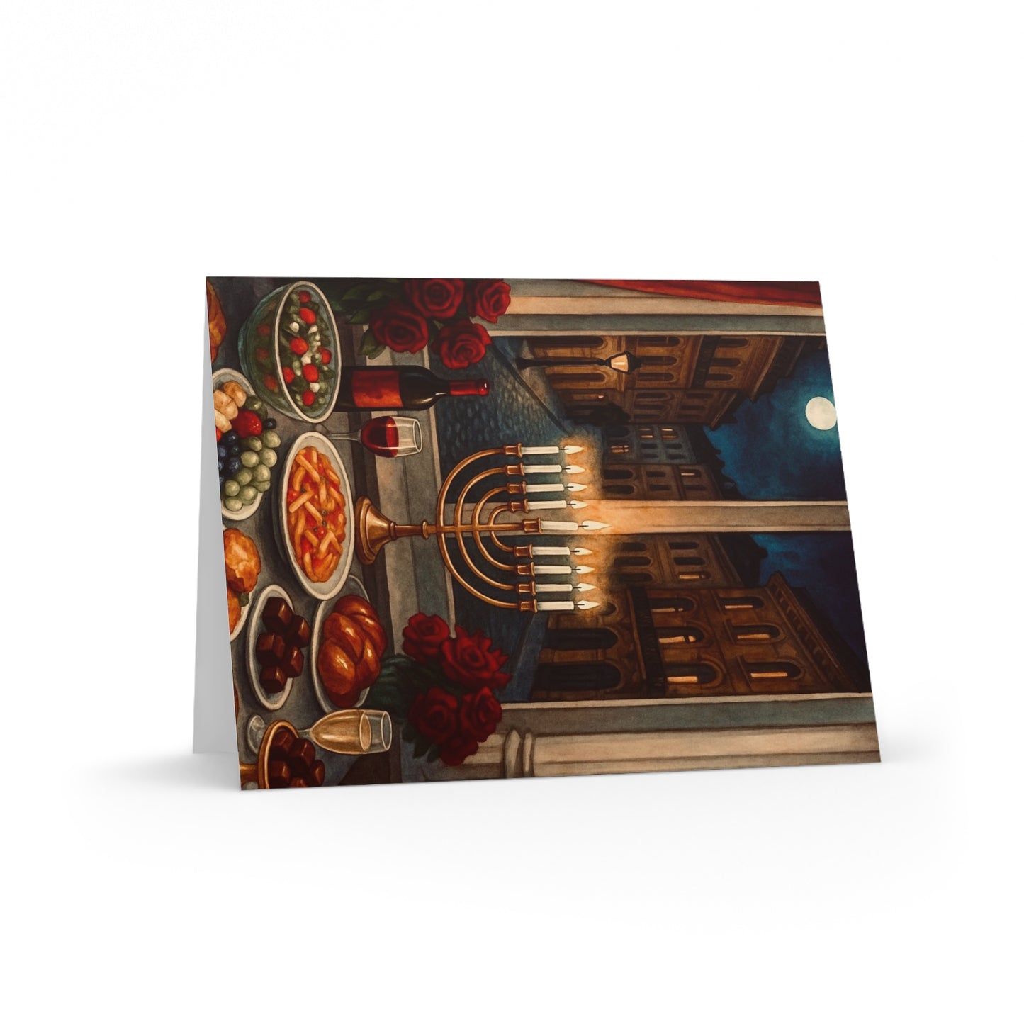 Elegant Hanukkah Greeting Cards - Celebrate the Festival of Lights with Style, Perfect for Sharing Joy and Love, Jewish Holidays, 8, [...]