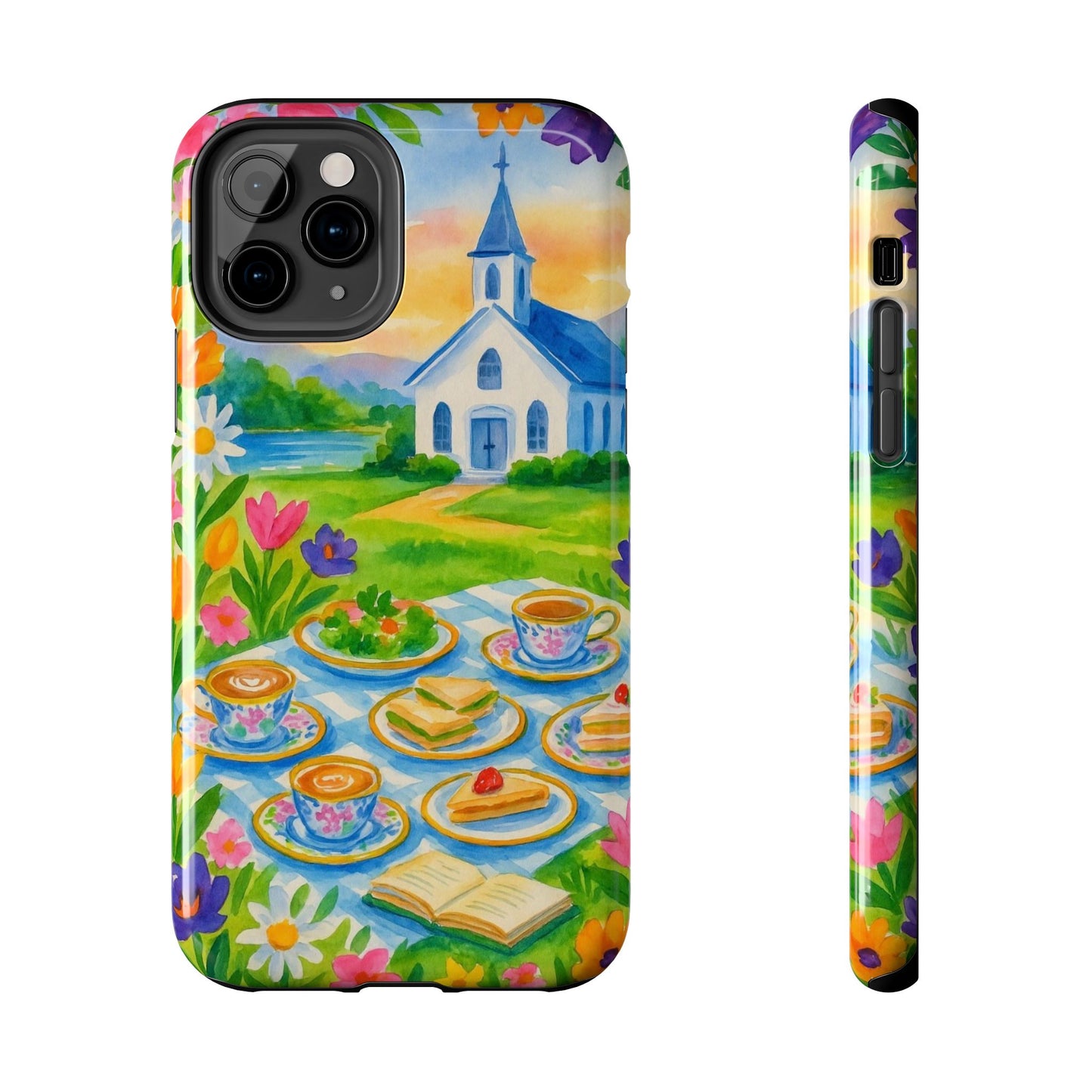 Tough Phone Cases - Church Girl Sketch