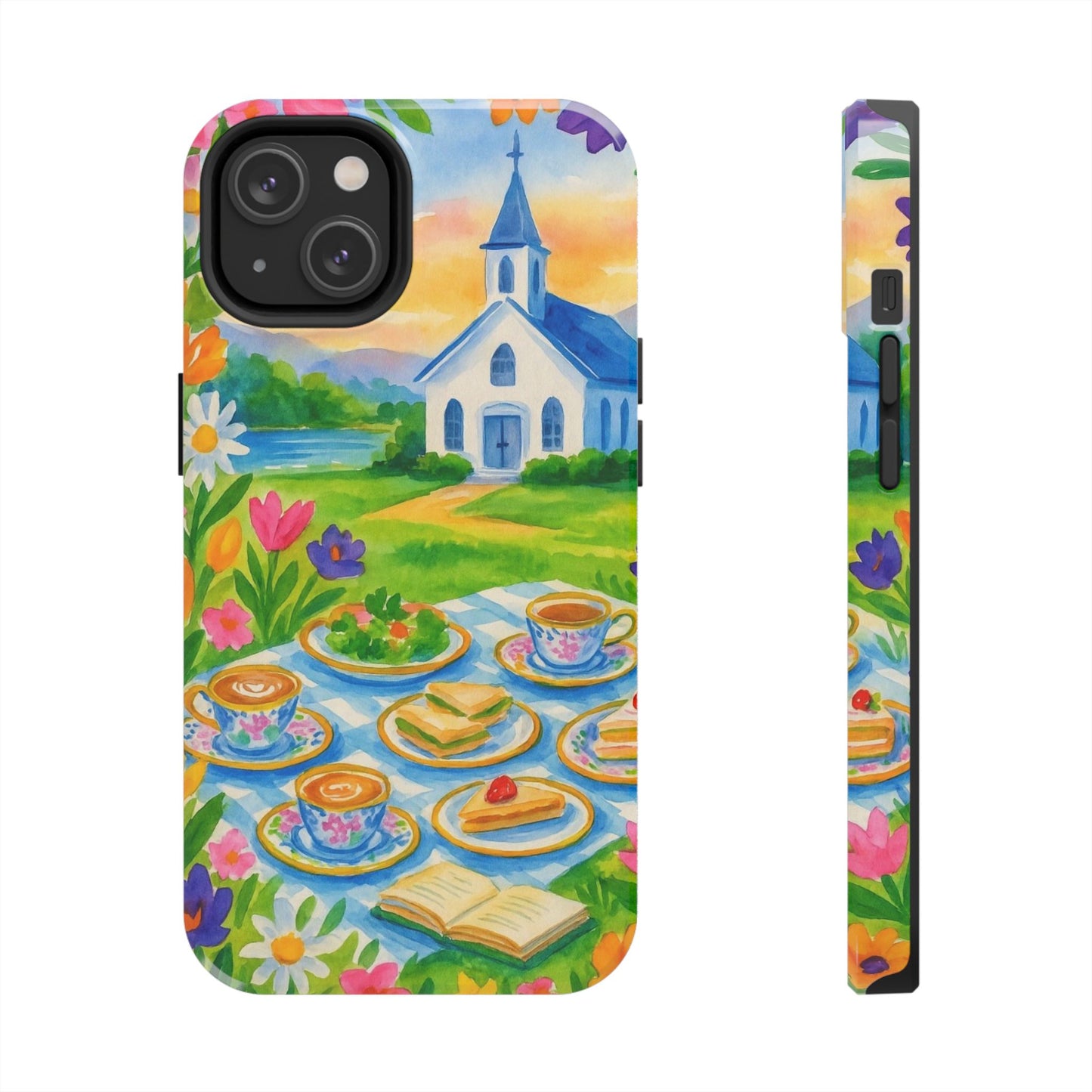 Tough Phone Cases - Church Girl Sketch