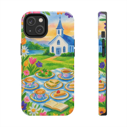 Tough Phone Cases - Church Girl Sketch