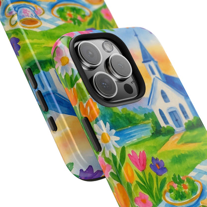 Tough Phone Cases - Church Girl Sketch