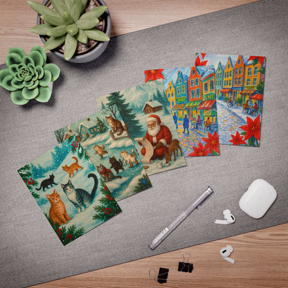 Festive Greeting Cards (5-Pack) - Christmas, Holiday, Birthday, Thank You, and Seasonal Celebrations