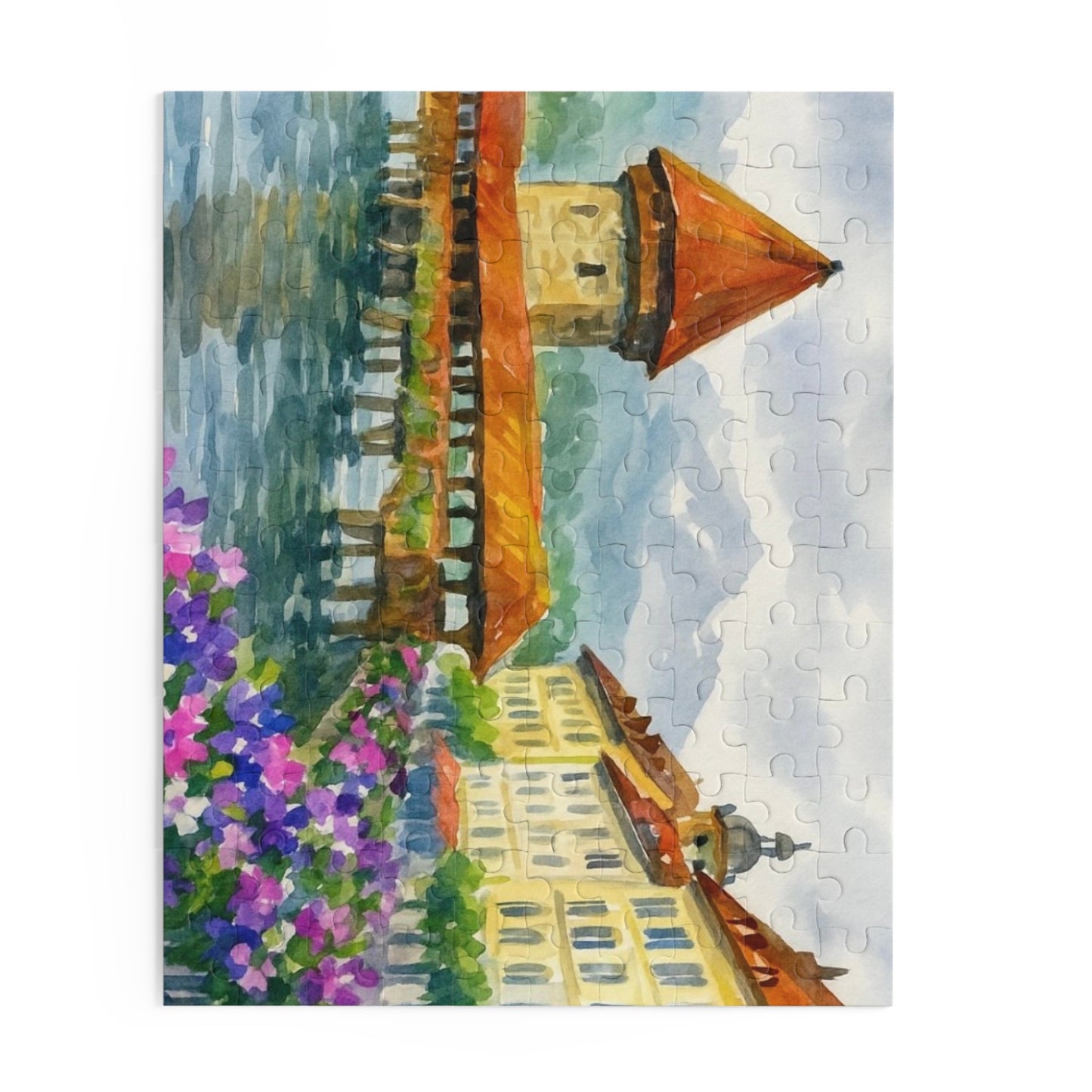 Scenic Puzzle: Lucerne's Charm - 120, 252, 500-Piece Fine Art Jigsaw
