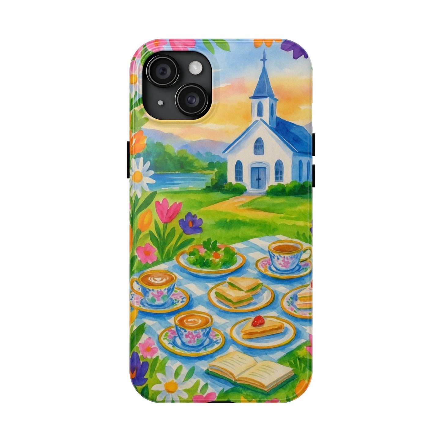 Tough Phone Cases - Church Girl Sketch
