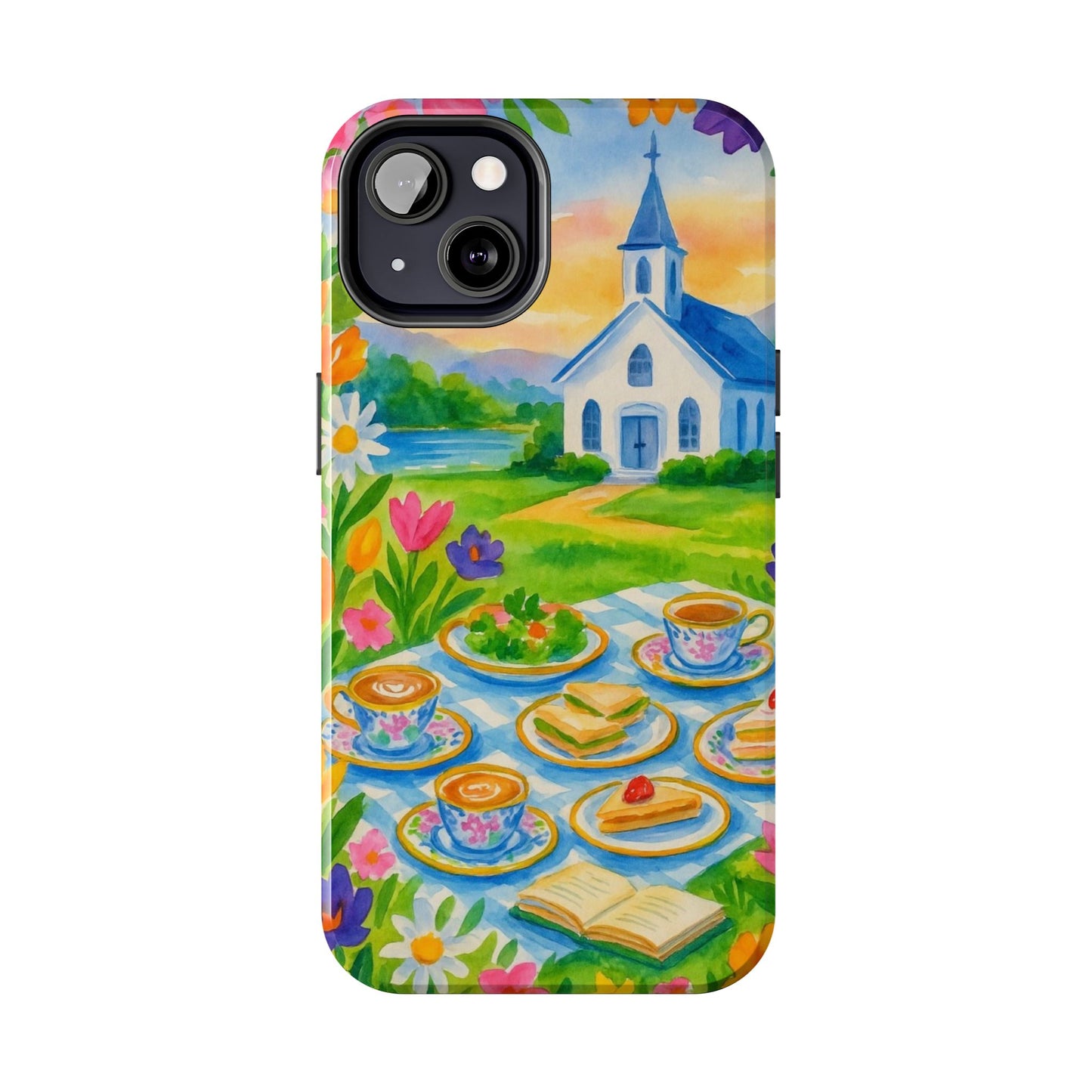 Tough Phone Cases - Church Girl Sketch