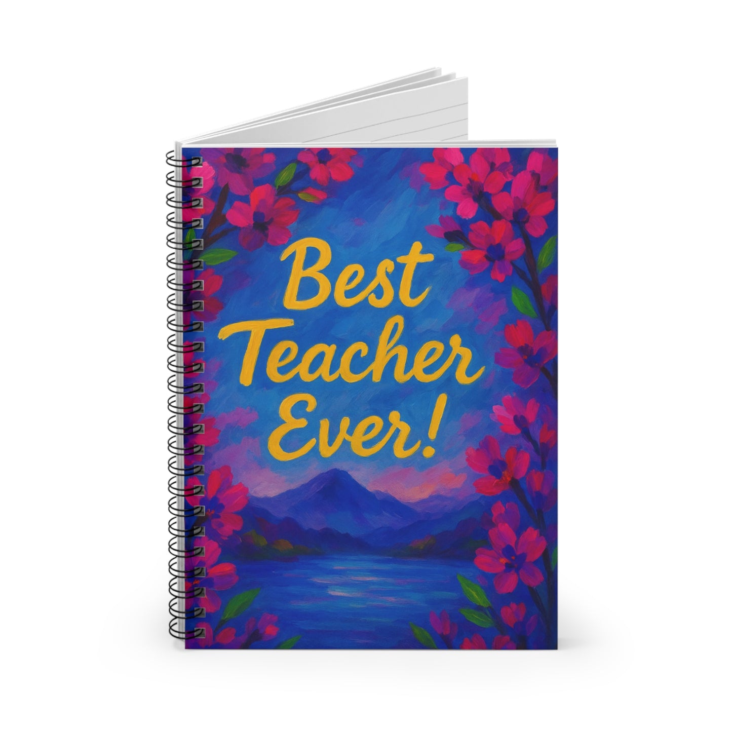 Best Teacher Ever! Spiral Notebook, Teacher Appreciation Gift, Journal for Note-Taking, Graduation Gift, Personalized Stationery, [...]