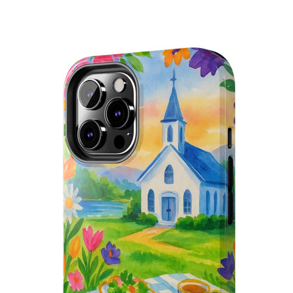 Tough Phone Cases - Church Girl Sketch