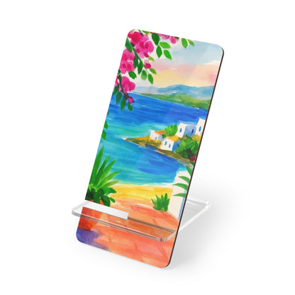 Vibrant Mobile Display Stand for Smartphones, Phone Holder, Desk Organizer, Gift for Tech Lovers, Home Decor, Travel Accessories
