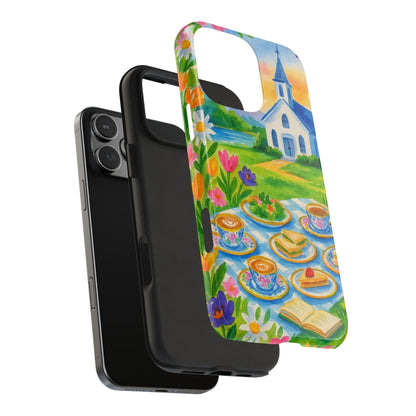 Tough Phone Cases - Church Girl Sketch