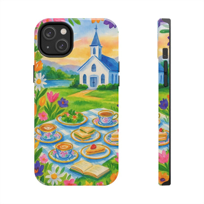 Tough Phone Cases - Church Girl Sketch