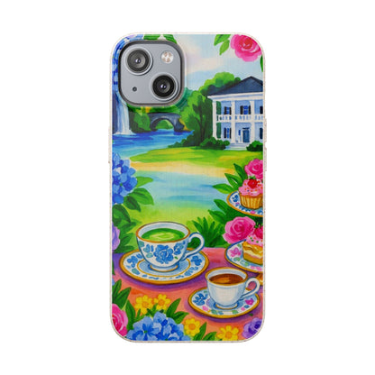 Eco-Friendly iPhone Case with Floral Tea Party Design, Biodegradable Phone Cover, Sustainable Gift, Nature Lover Phone Shell, [...]