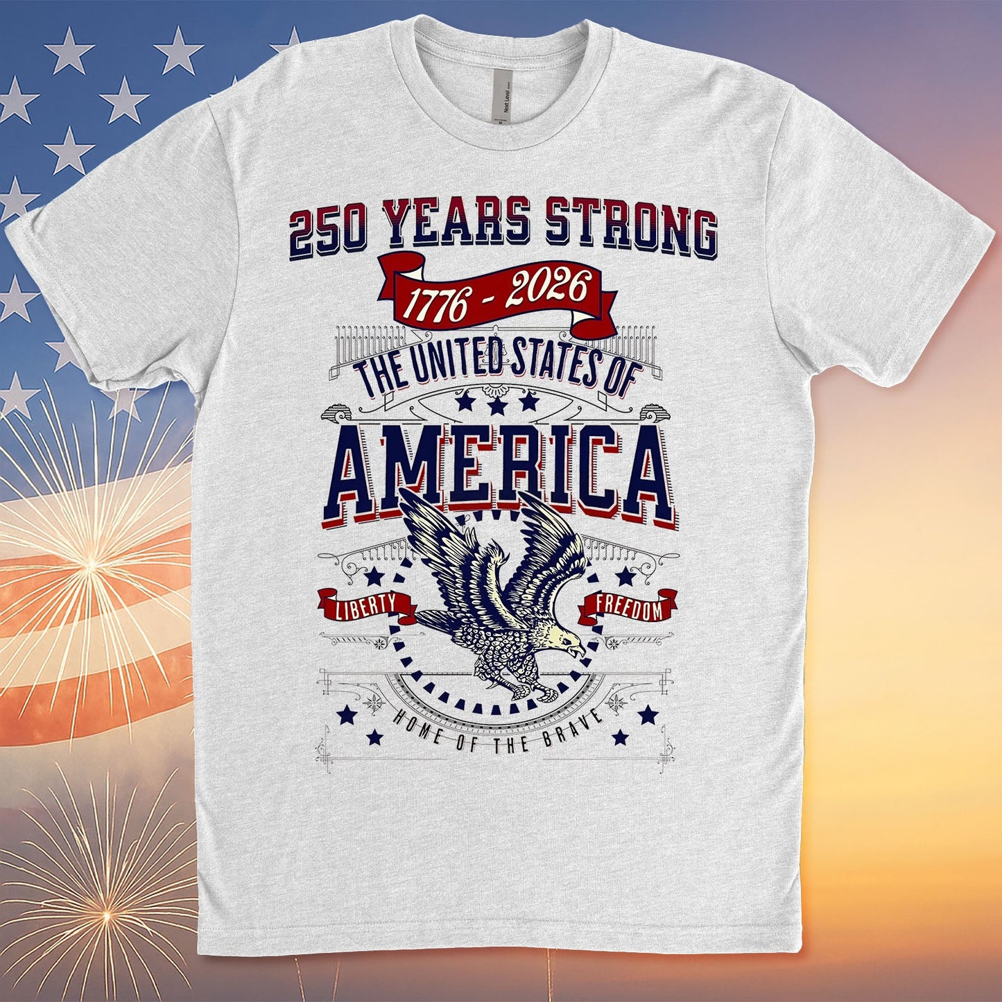 250 Years Strong USA Shirt | Happy 250th Birthday USA Shirt | America 250th Anniversary Tee | Independence Day T-Shirt 682535