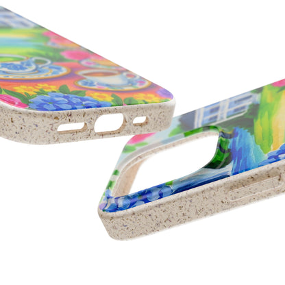 Eco-Friendly iPhone Case with Floral Tea Party Design, Biodegradable Phone Cover, Sustainable Gift, Nature Lover Phone Shell, [...]
