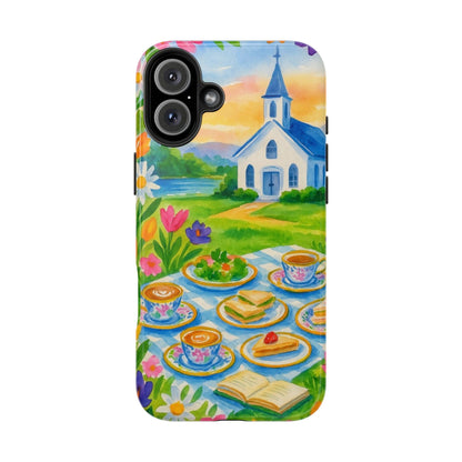 Tough Phone Cases - Church Girl Sketch