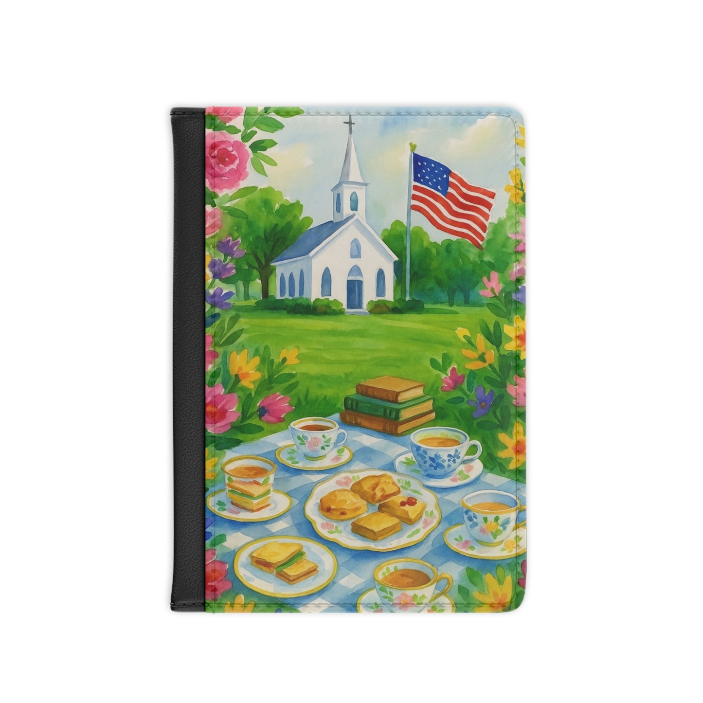 Charming Floral Passport Cover for Travel Lovers, Unique Gift for Adventurers, Ideal for Vacations, Holidays, and Special Occasions