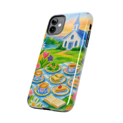 Tough Phone Cases - Church Girl Sketch