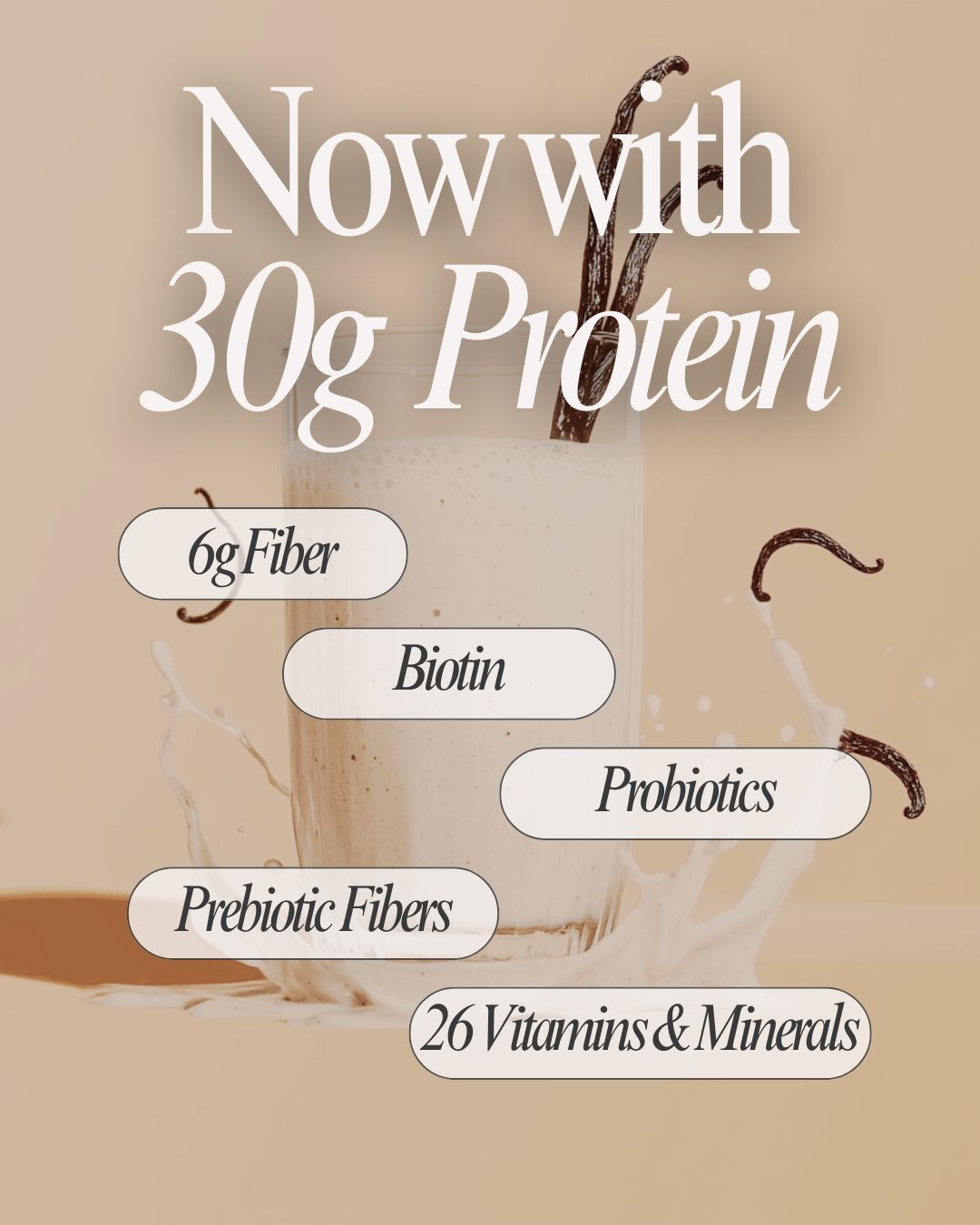 30G Protein Vanilla Biocare Dietary Beverage (14 Servings)