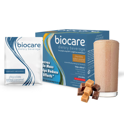 30G Protein Chocolate Salted Caramel Biocare Dietary Beverage (14 Servings)