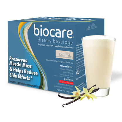 30G Protein Vanilla Biocare Dietary Beverage (14 Servings)