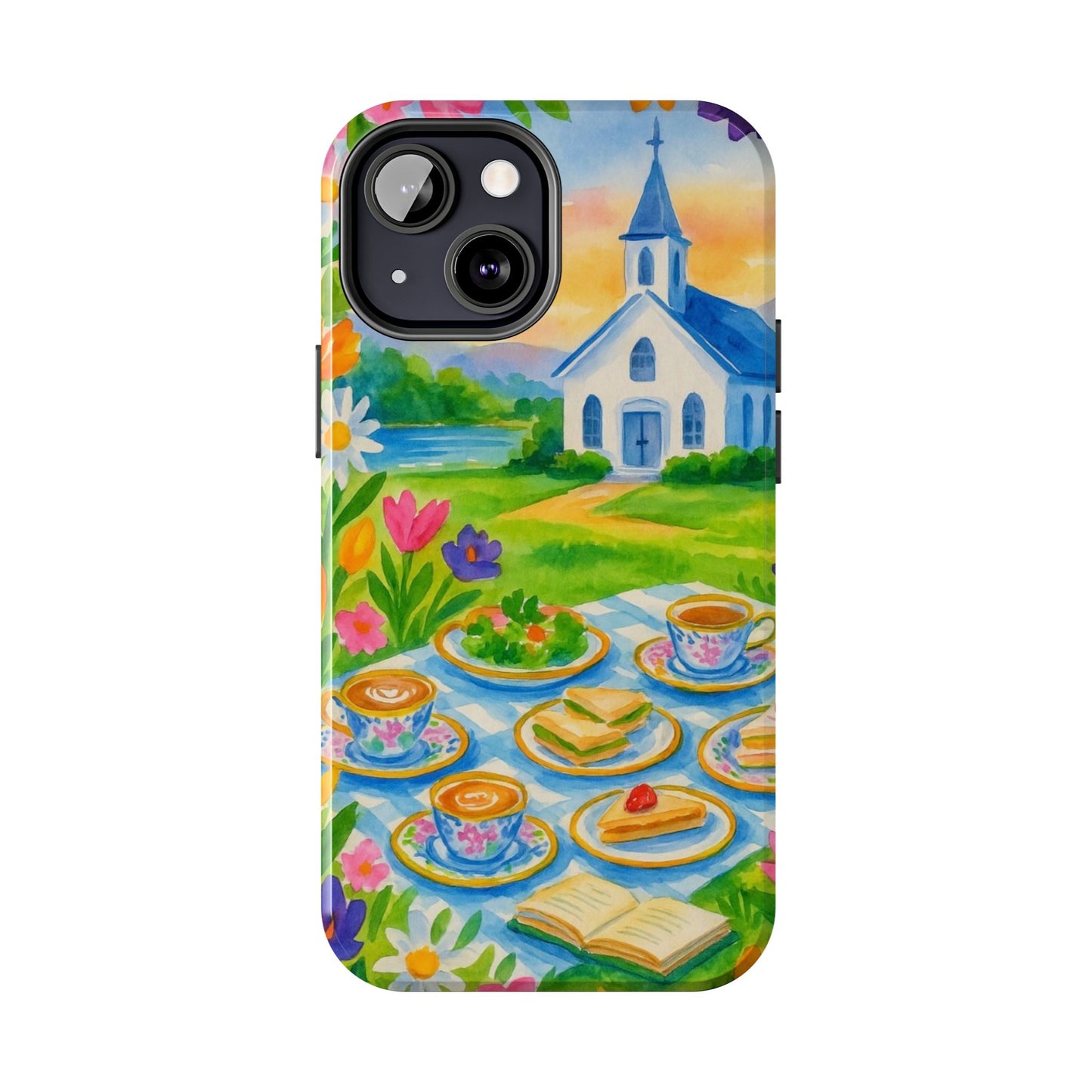Tough Phone Cases - Church Girl Sketch