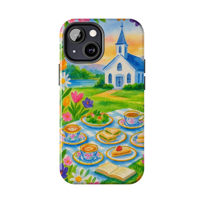 Tough Phone Cases - Church Girl Sketch