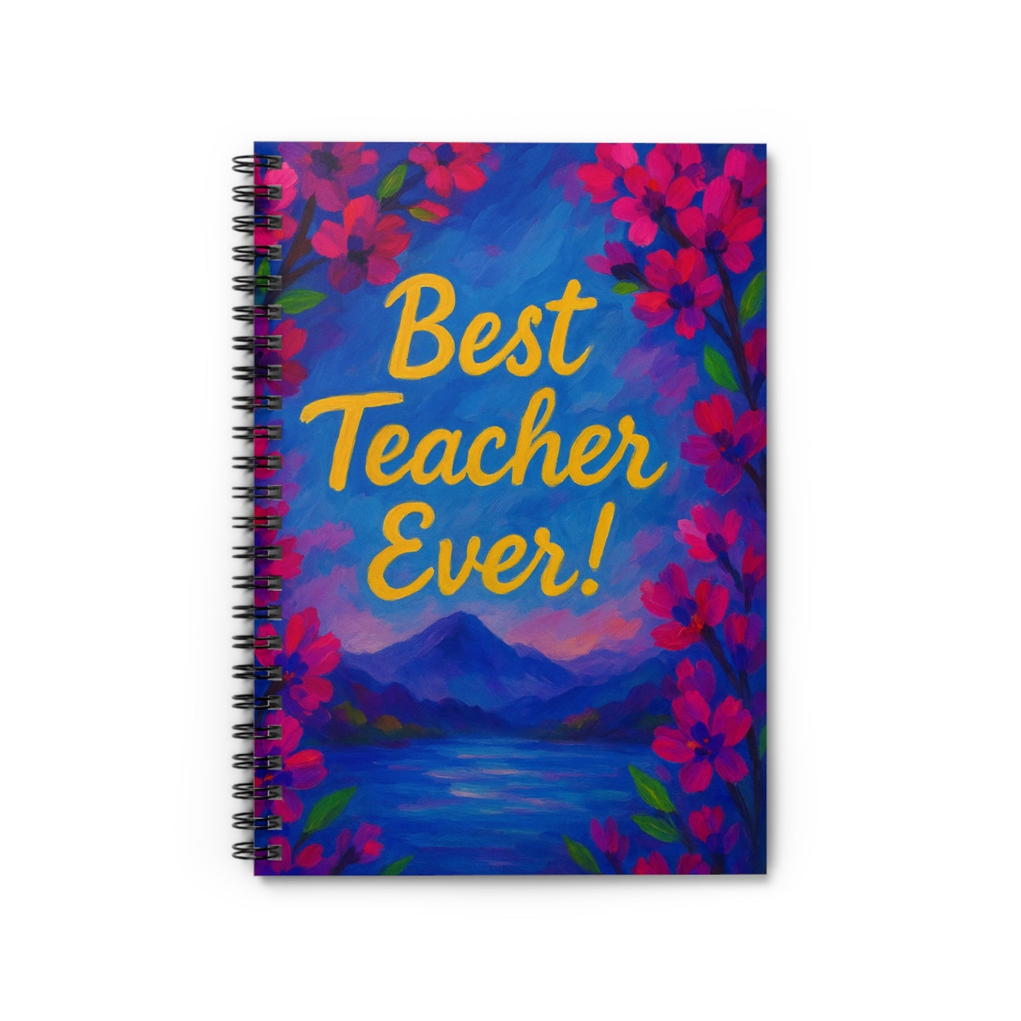 Best Teacher Ever! Spiral Notebook, Teacher Appreciation Gift, Journal for Note-Taking, Graduation Gift, Personalized Stationery, [...]