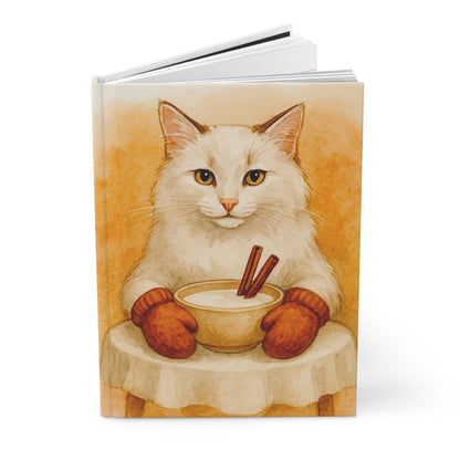 CinnaMittens Hardcover Journal - Cozy Cat Design, Perfect for Gifts, Writing, Journaling, and Holiday Celebrations