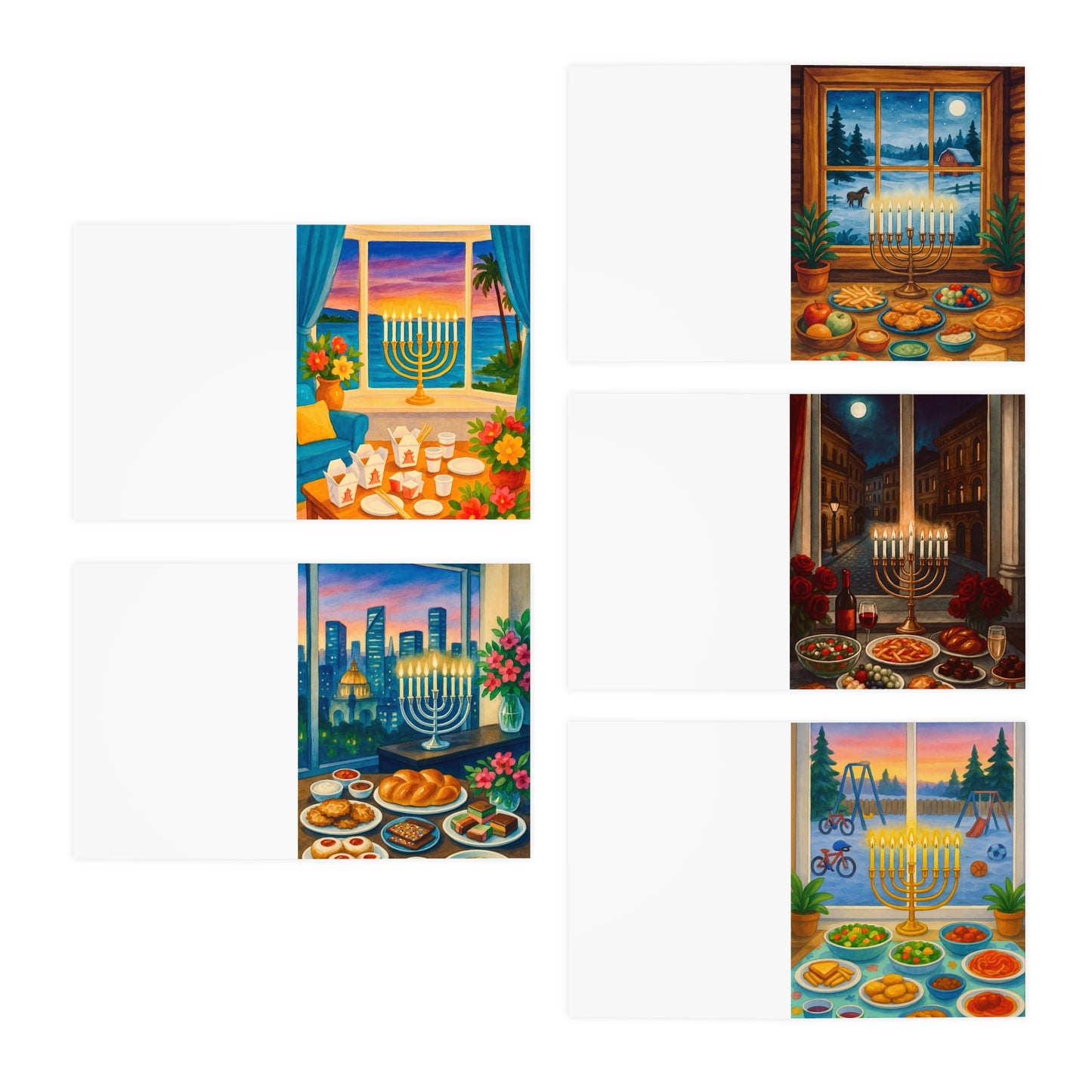 Multi-Design Greeting Cards, Festive Note Cards, Thank You Cards, Holiday Cards, Art Cards, Personalized Greetings