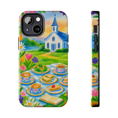 Tough Phone Cases - Church Girl Sketch