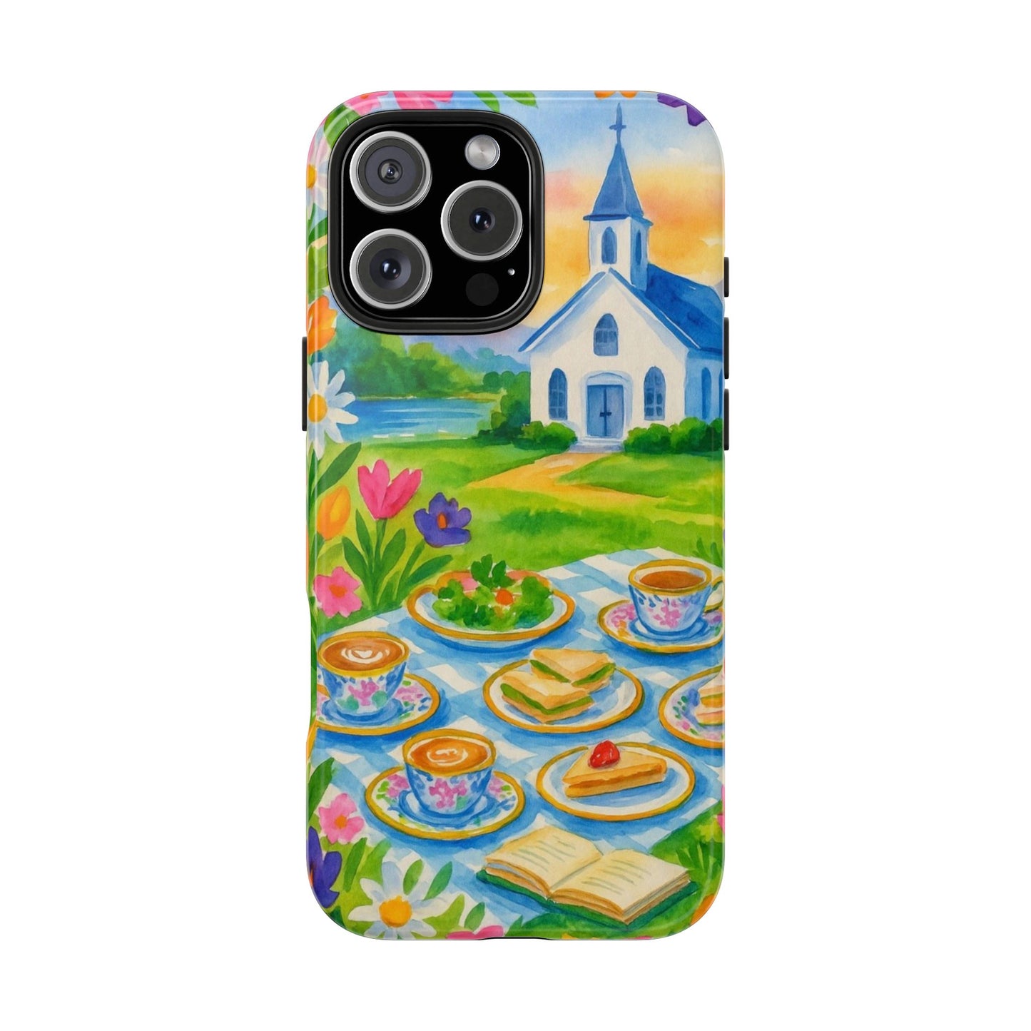 Tough Phone Cases - Church Girl Sketch