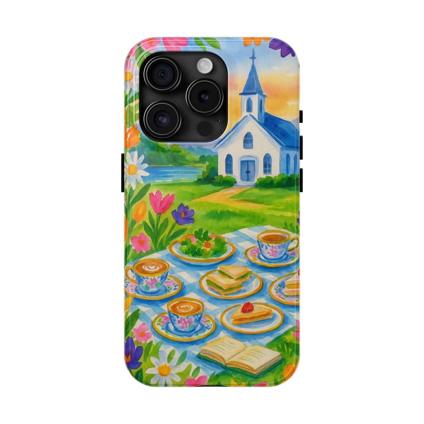 Tough Phone Cases - Church Girl Sketch