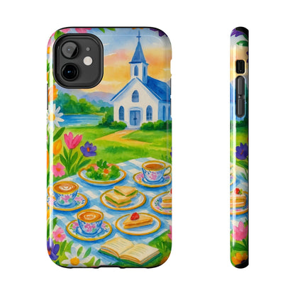Tough Phone Cases - Church Girl Sketch