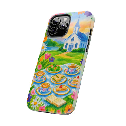 Tough Phone Cases - Church Girl Sketch