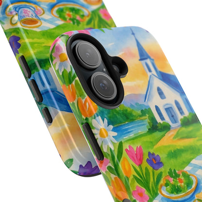 Tough Phone Cases - Church Girl Sketch