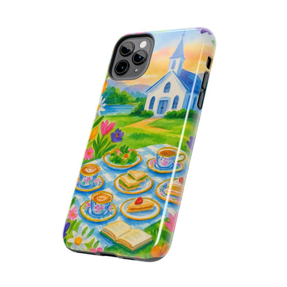 Tough Phone Cases - Church Girl Sketch