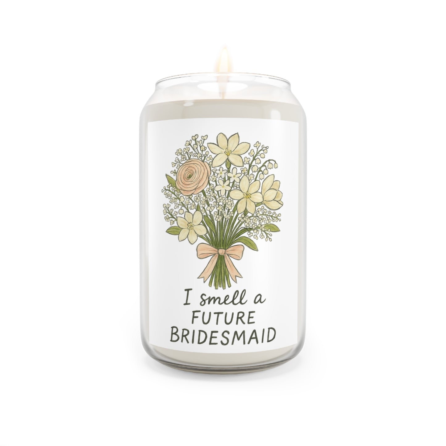 Bridesmaid Proposal Scented Candle: I Smell a Future Bridesmaid, Wedding Gift, Engagement Gift, Aromatherapy, Soy Candle, Home Decor