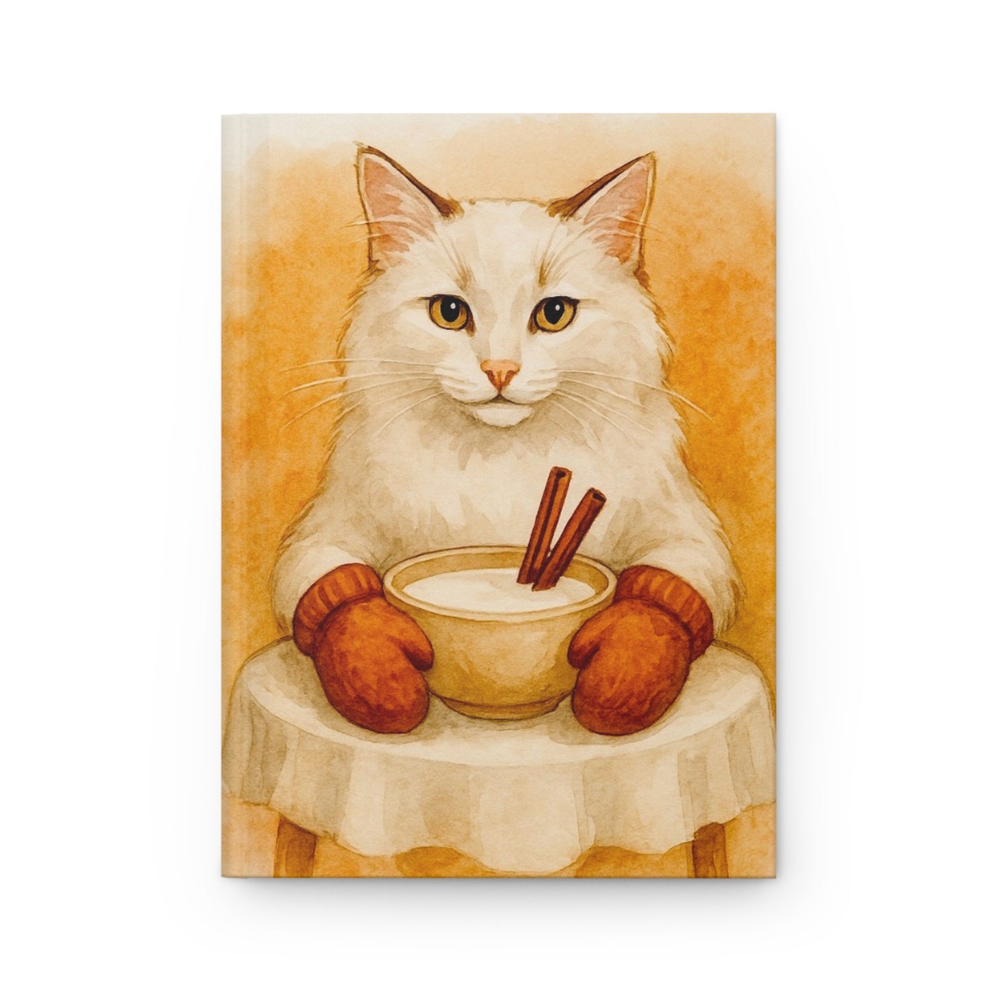 CinnaMittens Hardcover Journal - Cozy Cat Design, Perfect for Gifts, Writing, Journaling, and Holiday Celebrations