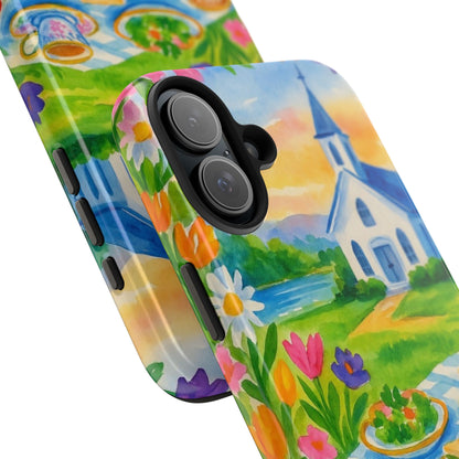 Tough Phone Cases - Church Girl Sketch