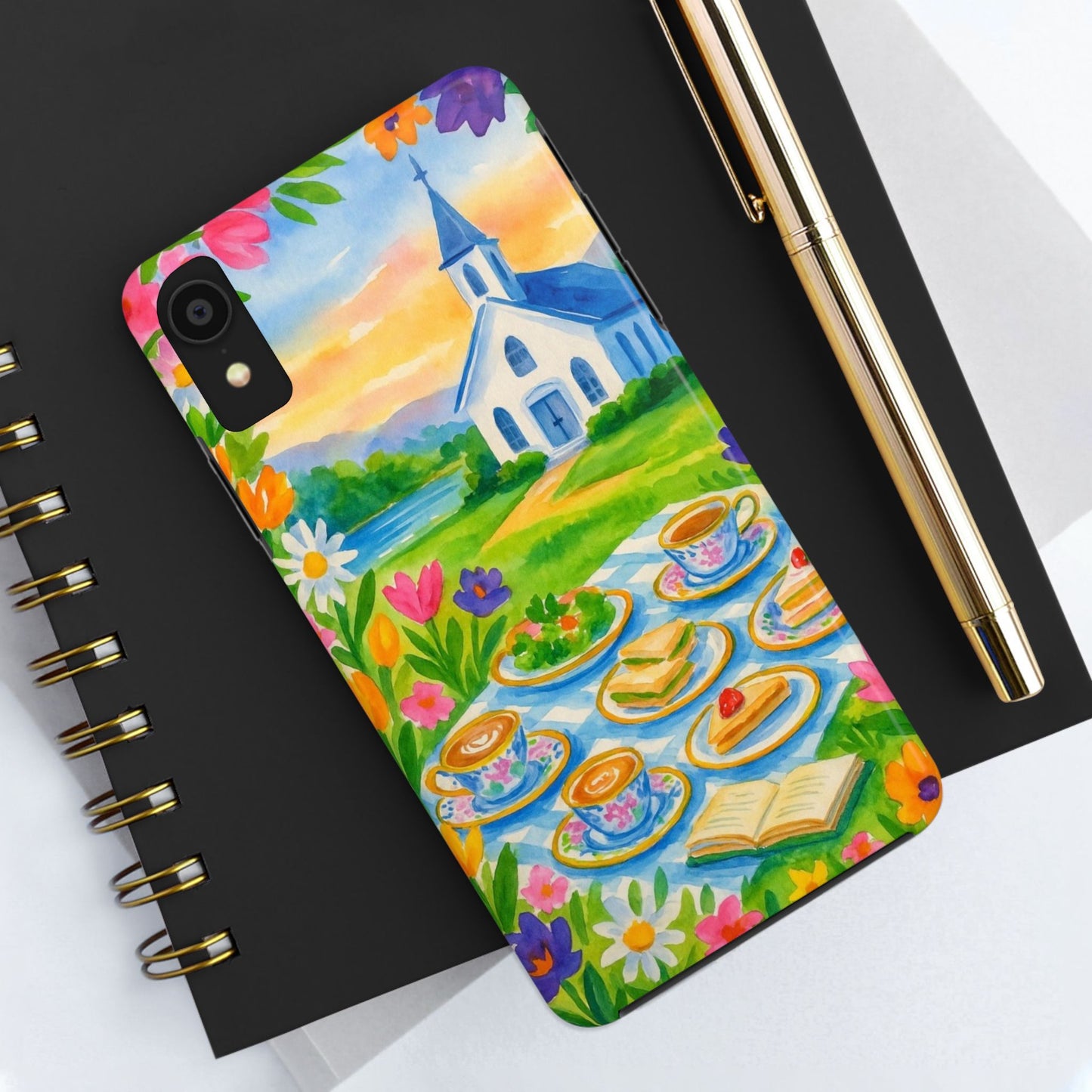 Tough Phone Cases - Church Girl Sketch