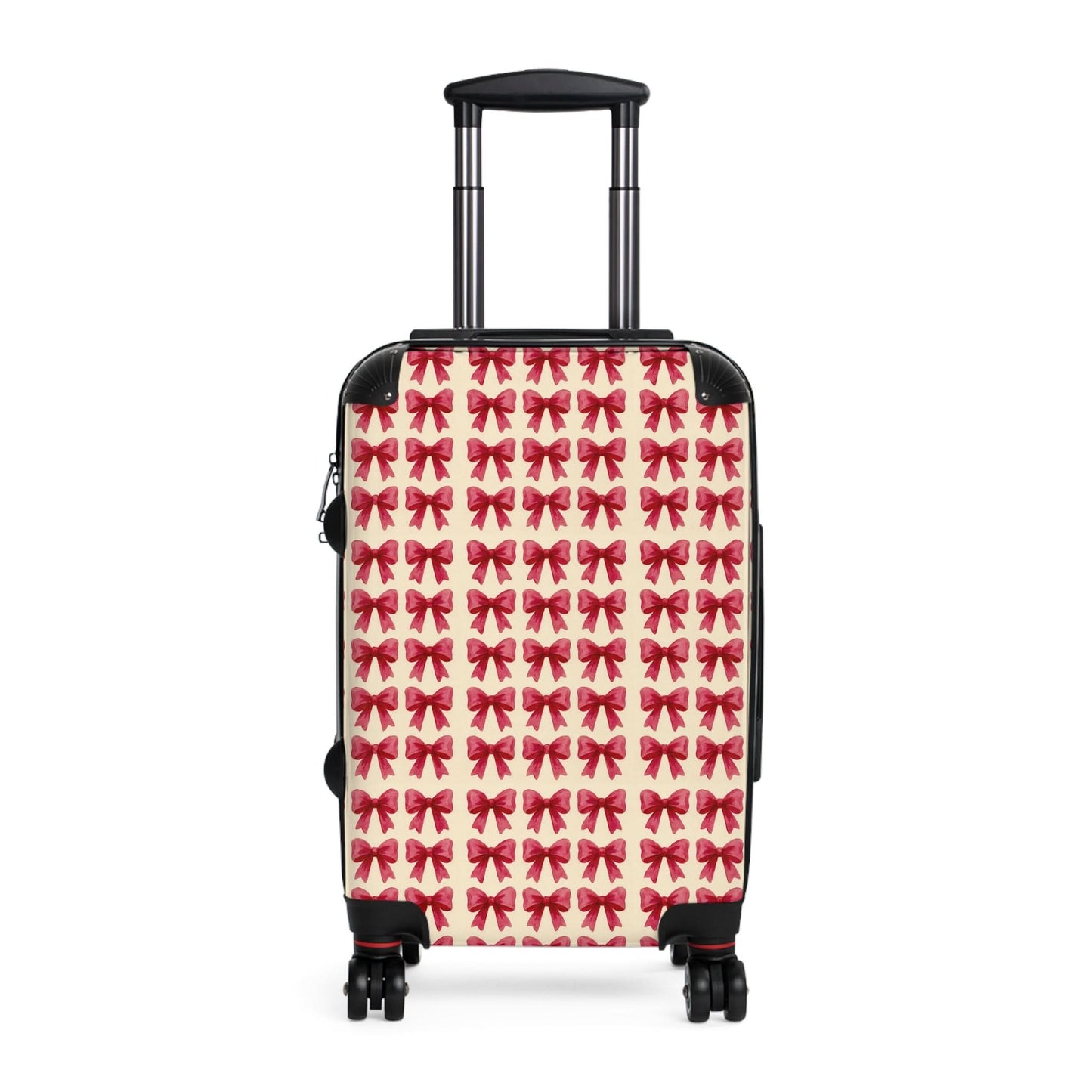 Charming Bow-Pattern Travel Suitcase, Trendy Luggage, Gift for Travelers, Fashionable Baggage, Holiday Travel Essentials, Stylish Carry-On