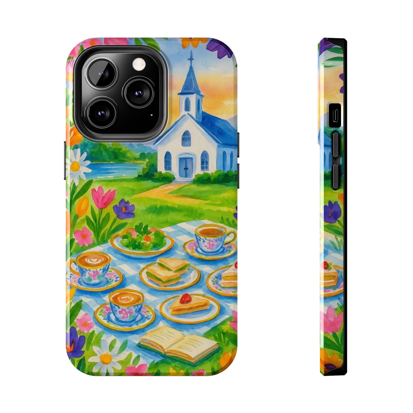 Tough Phone Cases - Church Girl Sketch