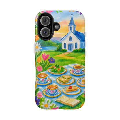 Tough Phone Cases - Church Girl Sketch