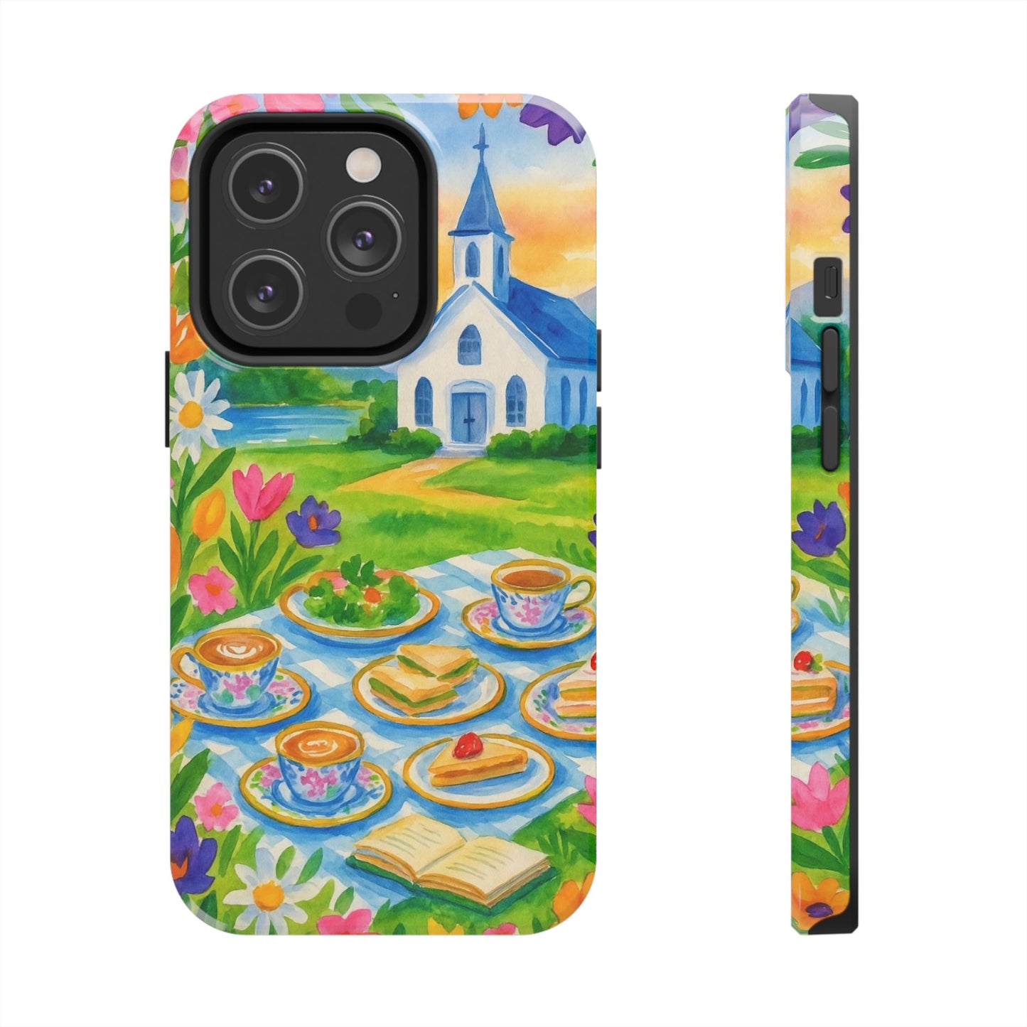 Tough Phone Cases - Church Girl Sketch