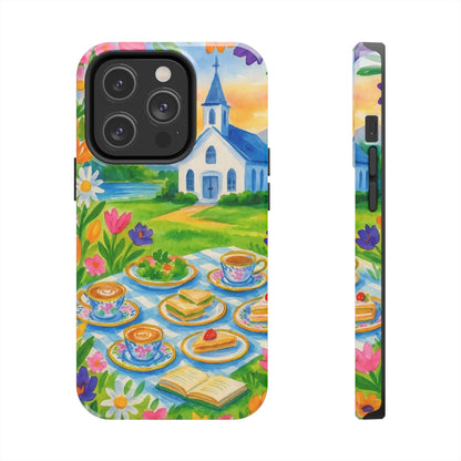 Tough Phone Cases - Church Girl Sketch
