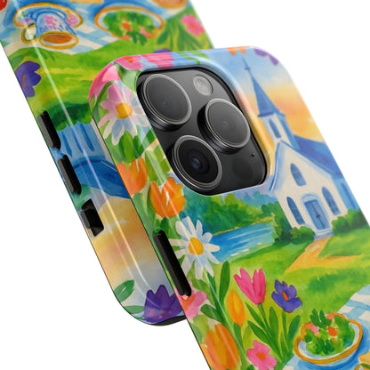 Tough Phone Cases - Church Girl Sketch