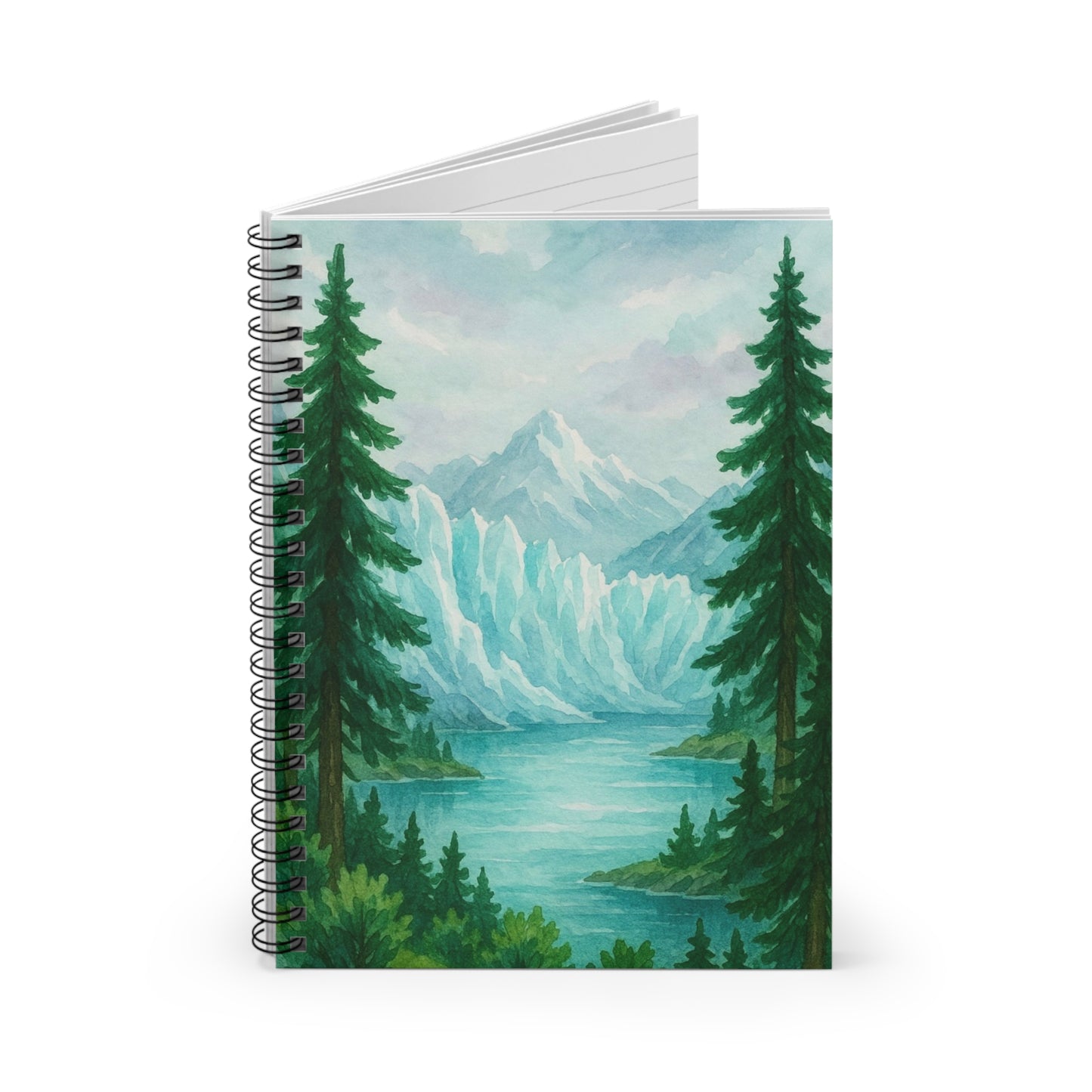 Nature-Inspired Spiral Notebook, Aesthetic Stationery for Journaling, Gift for Nature Lovers, Eco-Friendly, Writing Journal, Mountain [...]